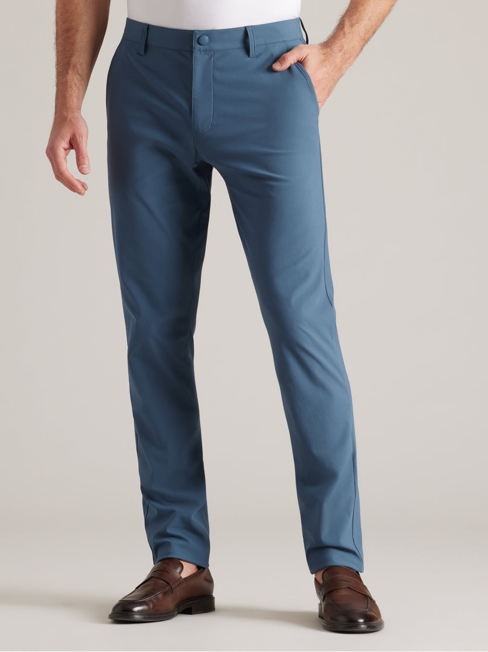 RHONE NWT Commuter Pant Slim Men’s 28x33 Dark Teal Flex-Knit Stretch Golf Chinos